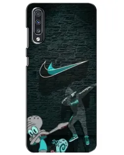 Чехол для Samsung Galaxy A70 2019 (A705F) с картинкой «Спортивный арт Nike» Чехол для Samsung Galaxy A70 2019 (A705F) с картинкой «Спортивный арт Nike»
