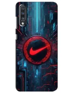 Чехол для Samsung Galaxy A70 2019 (A705F) с картинкой «Техногенный стиль Nike» Чехол для Samsung Galaxy A70 2019 (A705F) с картинкой «Техногенный стиль Nike»