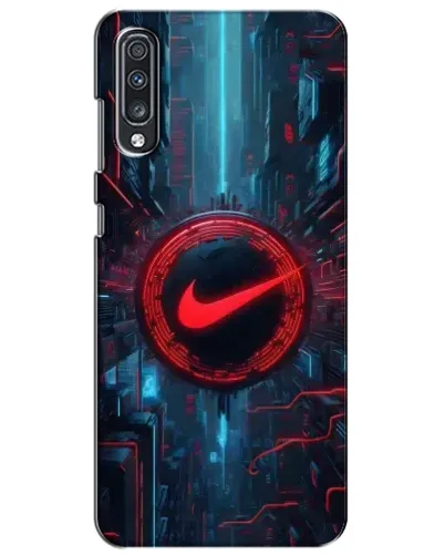 Чехол для Samsung Galaxy A70 2019 (A705F) с картинкой «Техногенный стиль Nike»