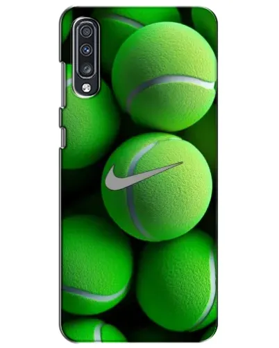 Чехол для Samsung Galaxy A70 2019 (A705F) с картинкой «Теннисные мячи Найк»