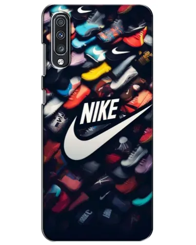 Чехол для Samsung Galaxy A70 2019 (A705F) с картинкой «Коллекция кроссовок Nike»