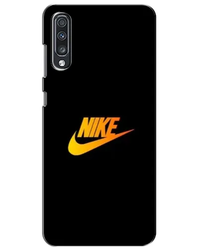 Чехол для Samsung Galaxy A70 2019 (A705F) с картинкой «Золотой логотип Nike»