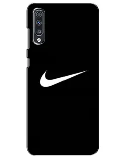 Чехол для Samsung Galaxy A70 2019 (A705F) с картинкой «Минималистический Найк» Чехол для Samsung Galaxy A70 2019 (A705F) с картинкой «Минималистический Найк»