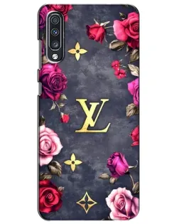 Чехол для Samsung Galaxy A70 2019 (A705F) с картинкой «Цветочный Louis Vuitton»