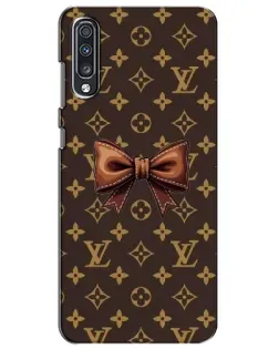 Чехол для Samsung Galaxy A70 2019 (A705F) с картинкой «LV с бантом»