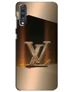 Чехол для Samsung Galaxy A70 2019 (A705F) с картинкой «LV — золотое сияние»
