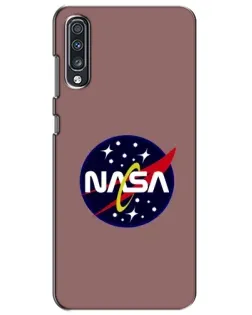 Чехол для Samsung Galaxy A70 2019 (A705F) с картинкой «NASA — ретро космос» Чехол для Samsung Galaxy A70 2019 (A705F) с картинкой «NASA — ретро космос»