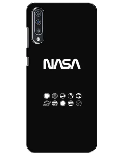 Чехол для Samsung Galaxy A70 2019 (A705F) с картинкой «NASA — технический принт» Чехол для Samsung Galaxy A70 2019 (A705F) с картинкой «NASA — технический принт»
