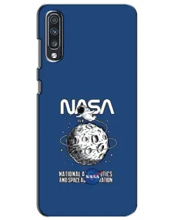 Чехол для Samsung Galaxy A70 2019 (A705F) с картинкой «NASA — лунная миссия» Чехол для Samsung Galaxy A70 2019 (A705F) с картинкой «NASA — лунная миссия»