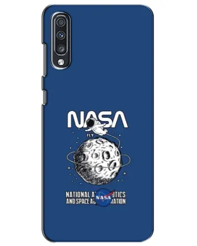 Чехол для Samsung Galaxy A70 2019 (A705F) с картинкой «NASA — лунная миссия» Чехол для Samsung Galaxy A70 2019 (A705F) с картинкой «NASA — лунная миссия»