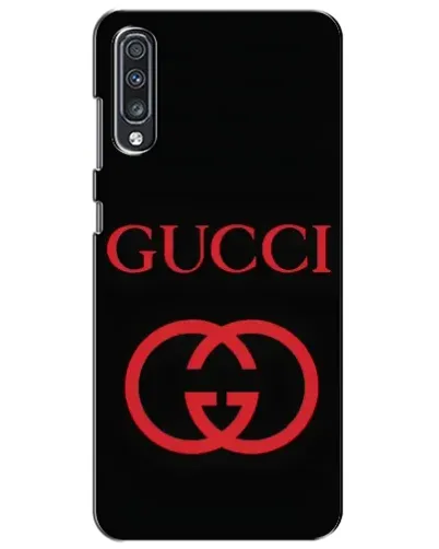 Чехол для Samsung Galaxy A70 2019 (A705F) с картинкой «Gucci — красный логотип»