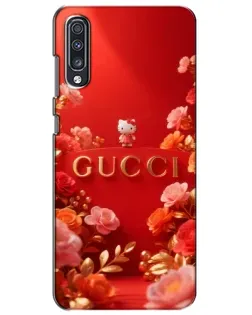 Чехол для Samsung Galaxy A70 2019 (A705F) с картинкой «Gucci — золотой сад»