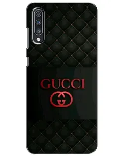 Чехол для Samsung Galaxy A70 2019 (A705F) с картинкой «Gucci — стеганый черный»