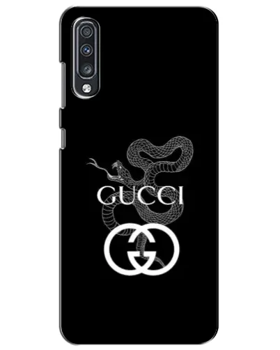Чехол для Samsung Galaxy A70 2019 (A705F) с картинкой «Gucci — серебряная змея»