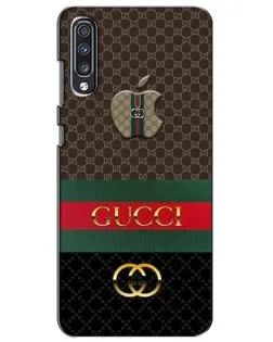 Чехол для Samsung Galaxy A70 2019 (A705F) с картинкой «Gucci — брендированный десерт»