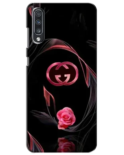 Чехол для Samsung Galaxy A70 2019 (A705F) с картинкой «Gucci — неоновая роза»