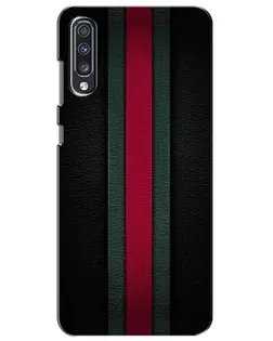 Чехол для Samsung Galaxy A70 2019 (A705F) с картинкой «Gucci — неоновая линия»