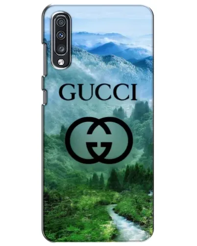 Чехол для Samsung Galaxy A70 2019 (A705F) с картинкой «Gucci — горный пейзаж»