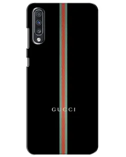 Чехол для Samsung Galaxy A70 2019 (A705F) с картинкой «Gucci — строгая линия»
