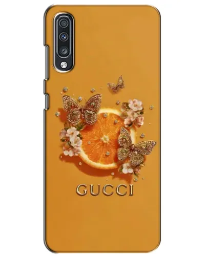 Чехол для Samsung Galaxy A70 2019 (A705F) с картинкой «Gucci — золотые бабочки» Чехол для Samsung Galaxy A70 2019 (A705F) с картинкой «Gucci — золотые бабочки»