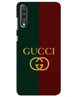 Чехол для Samsung Galaxy A70 2019 (A705F) с картинкой «Gucci — темно-зеленый градиент»