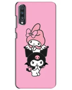 Чехол для Samsung Galaxy A70 2019 (A705F) с картинкой «My Melody и Kuromi» Чехол для Samsung Galaxy A70 2019 (A705F) с картинкой «My Melody и Kuromi»