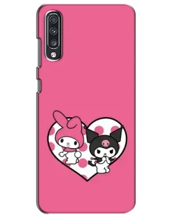 Чехол для Samsung Galaxy A70 2019 (A705F) с картинкой «Kuromi и My Melody» Чехол для Samsung Galaxy A70 2019 (A705F) с картинкой «Kuromi и My Melody»