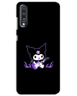 Чехол для Samsung Galaxy A70 2019 (A705F) с картинкой «Электрическая Kuromi» Чехол для Samsung Galaxy A70 2019 (A705F) с картинкой «Электрическая Kuromi»