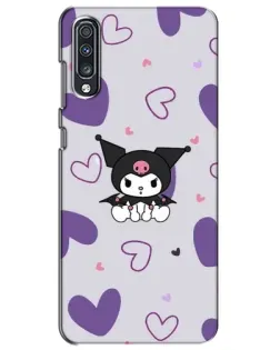Чехол для Samsung Galaxy A70 2019 (A705F) с картинкой «Kuromi и лавандовые сердца» Чехол для Samsung Galaxy A70 2019 (A705F) с картинкой «Kuromi и лавандовые сердца»
