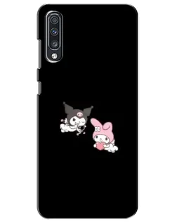 Чехол для Samsung Galaxy A70 2019 (A705F) с картинкой «My Melody и Kuromi» Чехол для Samsung Galaxy A70 2019 (A705F) с картинкой «My Melody и Kuromi»