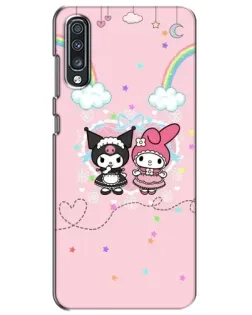 Чехол для Samsung Galaxy A70 2019 (A705F) с картинкой «My Melody и Kuromi» Чехол для Samsung Galaxy A70 2019 (A705F) с картинкой «My Melody и Kuromi»