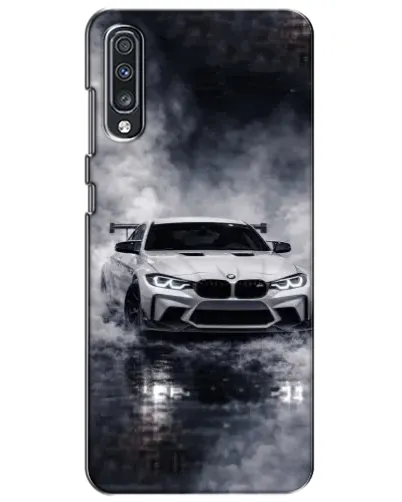Чехол для Samsung Galaxy A70 2019 (A705F) с картинкой «BMW сквозь туман»