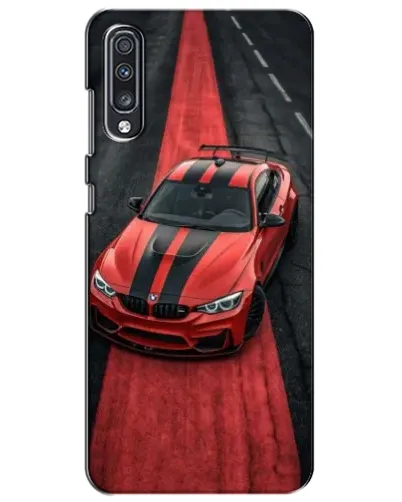 Чехол для Samsung Galaxy A70 2019 (A705F) с картинкой «BMW на красной дорожке»