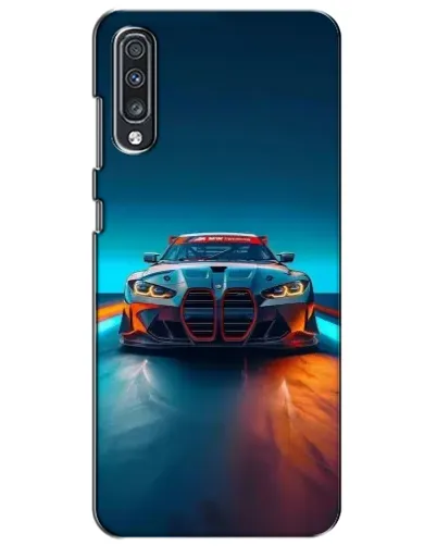 Чехол для Samsung Galaxy A70 2019 (A705F) с картинкой «BMW — огни неона» Чехол для Samsung Galaxy A70 2019 (A705F) с картинкой «BMW — огни неона»