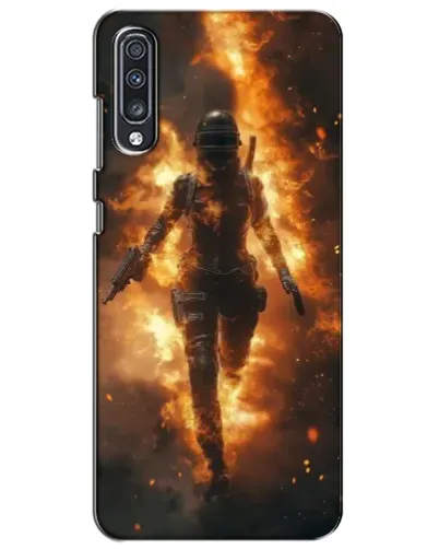 Чехол для Samsung Galaxy A70 2019 (A705F) с картинкой «BMW — скорость в дожде»