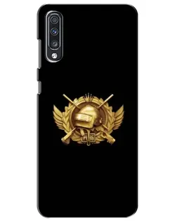 Чехол для Samsung Galaxy A70 2019 (A705F) с картинкой «PUBG — оранжевый градиент» Чехол для Samsung Galaxy A70 2019 (A705F) с картинкой «PUBG — оранжевый градиент»