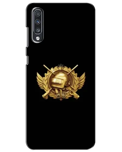 Чехол для Samsung Galaxy A70 2019 (A705F) с картинкой «PUBG — оранжевый градиент»