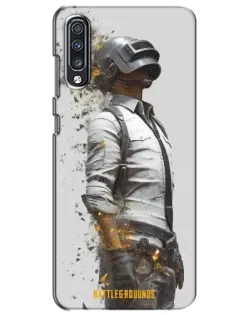 Чехол для Samsung Galaxy A70 2019 (A705F) с картинкой «PUBG — боец в пыли» Чехол для Samsung Galaxy A70 2019 (A705F) с картинкой «PUBG — боец в пыли»