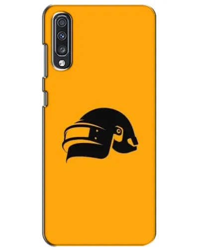 Чехол для Samsung Galaxy A70 2019 (A705F) с картинкой «PUBG — золотой шлем»