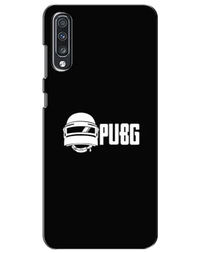 Чехол для Samsung Galaxy A70 2019 (A705F) с картинкой «PUBG — классический лого»