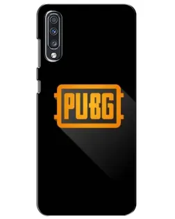 Чехол для Samsung Galaxy A70 2019 (A705F) с картинкой «PUBG — рамка лого» Чехол для Samsung Galaxy A70 2019 (A705F) с картинкой «PUBG — рамка лого»