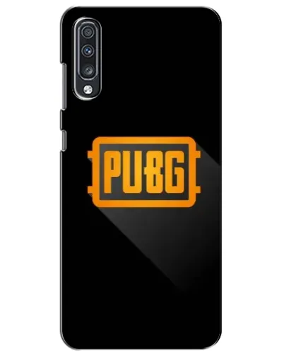 Чехол для Samsung Galaxy A70 2019 (A705F) с картинкой «PUBG — рамка лого»