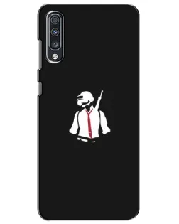Чехол для Samsung Galaxy A70 2019 (A705F) с картинкой «PUBG — силуэт воина» Чехол для Samsung Galaxy A70 2019 (A705F) с картинкой «PUBG — силуэт воина»