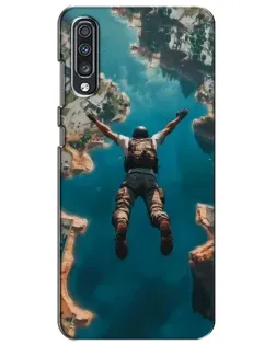 Чехол для Samsung Galaxy A70 2019 (A705F) с картинкой «PUBG — свободное падение» Чехол для Samsung Galaxy A70 2019 (A705F) с картинкой «PUBG — свободное падение»