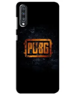 Чехол для Samsung Galaxy A70 2019 (A705F) с картинкой «PUBG — золотой логотип» Чехол для Samsung Galaxy A70 2019 (A705F) с картинкой «PUBG — золотой логотип»