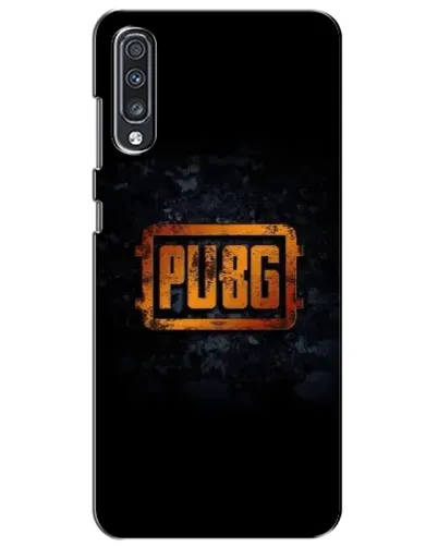 Чехол для Samsung Galaxy A70 2019 (A705F) с картинкой «PUBG — золотой логотип»