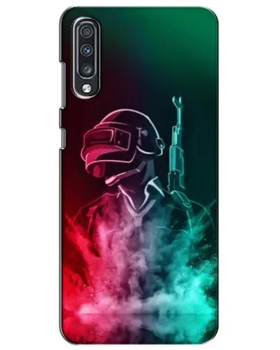 Чехол для Samsung Galaxy A70 2019 (A705F) с картинкой «PUBG — огненный воин»