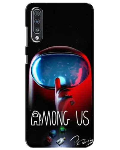 Чехол для Samsung Galaxy A70 2019 (A705F) с картинкой «Красный импостер — макро» Чехол для Samsung Galaxy A70 2019 (A705F) с картинкой «Красный импостер — макро»