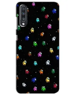 Чехол для Samsung Galaxy A70 2019 (A705F) с картинкой «Экипаж Among Us» Чехол для Samsung Galaxy A70 2019 (A705F) с картинкой «Экипаж Among Us»