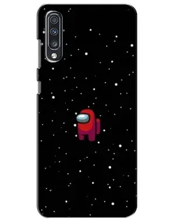 Чехол для Samsung Galaxy A70 2019 (A705F) с картинкой «Красный Among Us» Чехол для Samsung Galaxy A70 2019 (A705F) с картинкой «Красный Among Us»
